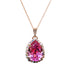 Комплект "Debesu Piliens III (Rose)" с кристаллами Swarovski™